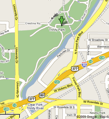 Lower Mountain Fork and Little Rivers map
