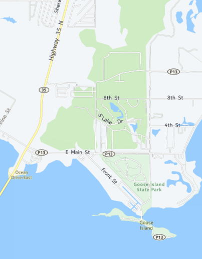 Goose Island Map