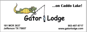 Gator Lodge on Caddo Lake