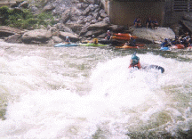 Whitney Peters in Hell Hole on Lower Ocoee